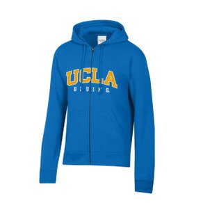 UCLA Block and Bruins Full Zip Hooded Sweatshirt